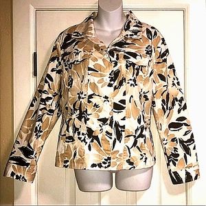 Classy Drapers & Damons Floral COTTON Jacket PXL